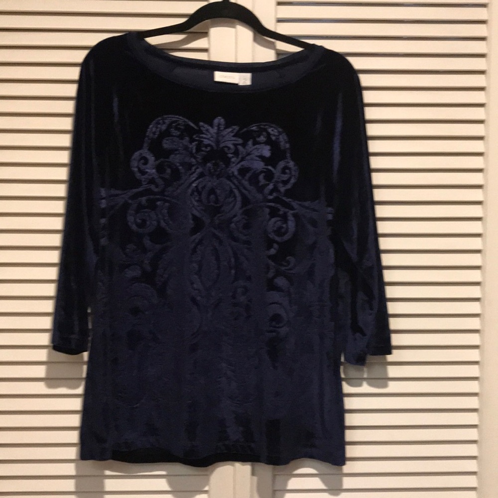 Chico’s velvet blouse